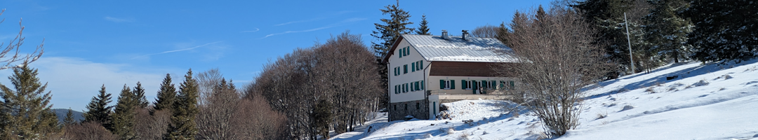 Refuge des VTM dans la neige