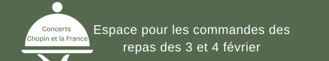 Espace commande repas des 3 et 4 février 2026