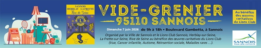 Lions Club Vide Grenier 2026 Sannois